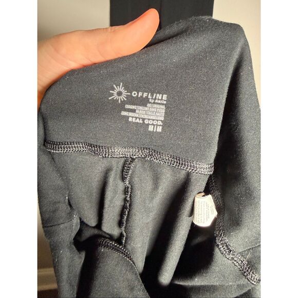 Offline Aerie bundle of 2 OG high rise black leggings LONG Medium - Picture 6 of 6